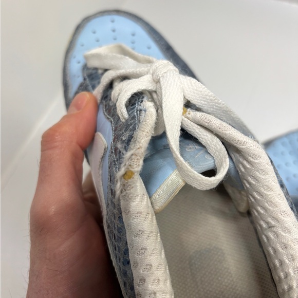 Nike Air Force 1 Low Blue Leather Sneakers Women’s 9 Vintage - Picture 11 of 12